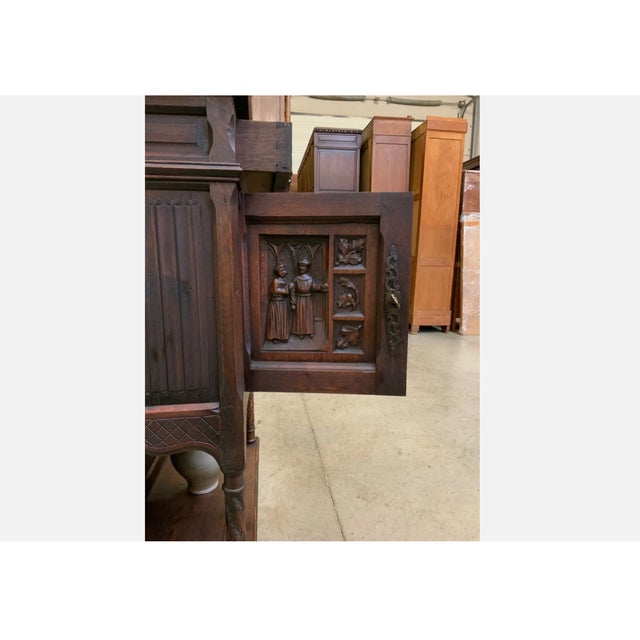 Antique Neo-Gothic Cabinet, 1880 For Sale - Image 15 of 17
