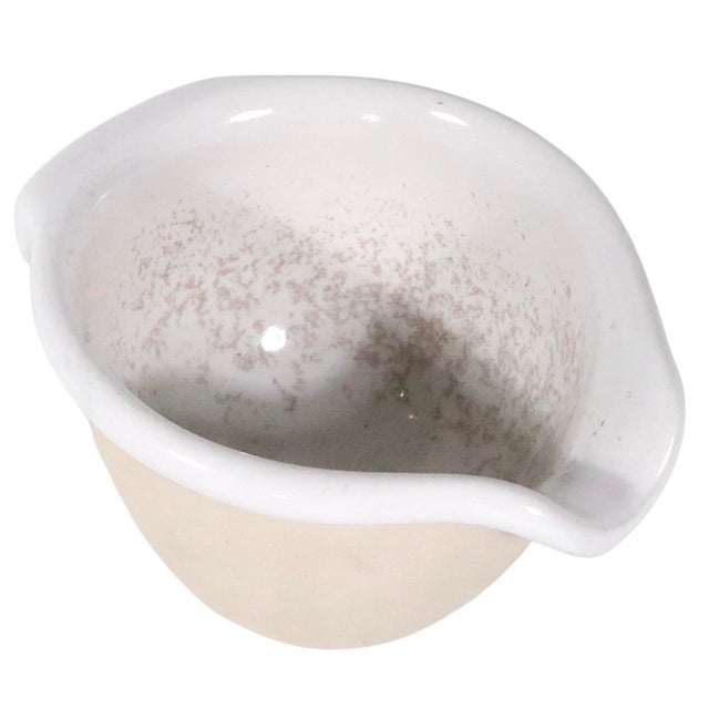 Bennington Potters Mid 20th Century Bennington Pottery Batter Mixing Bowl Att. To David Gil For Sale - Image 4 of 9