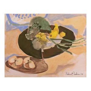 'Still Life, Jade and Gold' by Millicent Tomkins, Woman Artist, Berkeley, San Francisco Museum of Art