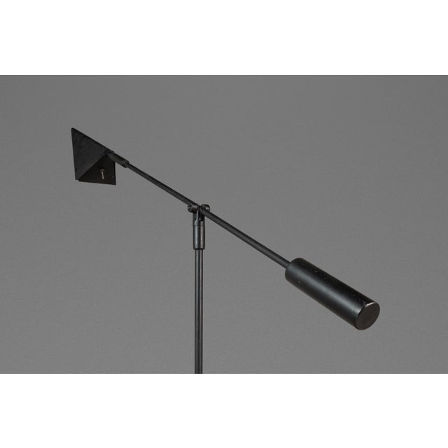 Rare Mid-Century Industrial Post Modern Articulating Ufo Table / Desk Lamp Attributed to Robert Sonneman for Kovacs, Usa, C. 1990s For Sale - Image 10 of 16