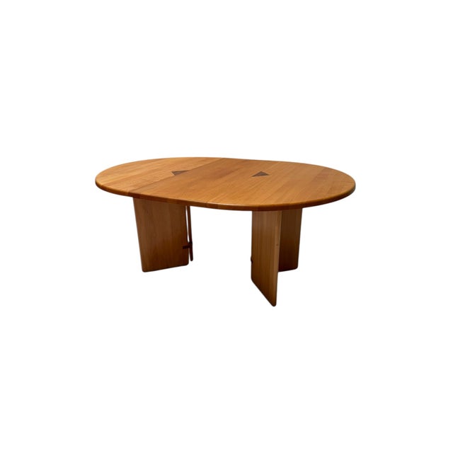 Mid-Century Modern Dining Room Table by Søren Nissen and Ebbe Gehl for Ebenisterie Seltz, France, 1980s For Sale - Image 3 of 15