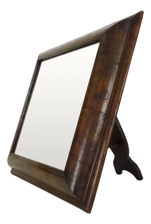 Large Psyche Mirror in Walnut, 19th Century