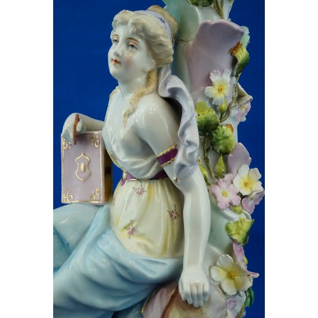 Vintage Porcelain Candleholder by Plaue, 1920s For Sale - Image 13 of 18