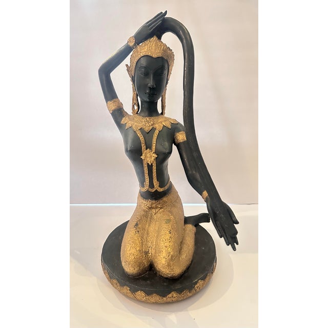 1970s Kneeling Female Sculpture For Sale - Image 4 of 9