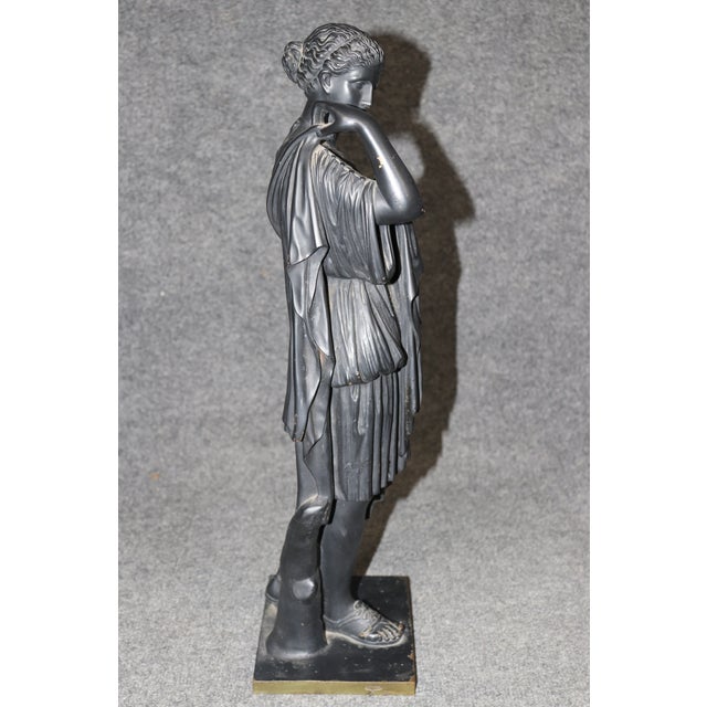 Metal 19th Century Neoclassical Bronze of Diane De Gabies by Susse Freres For Sale - Image 7 of 10
