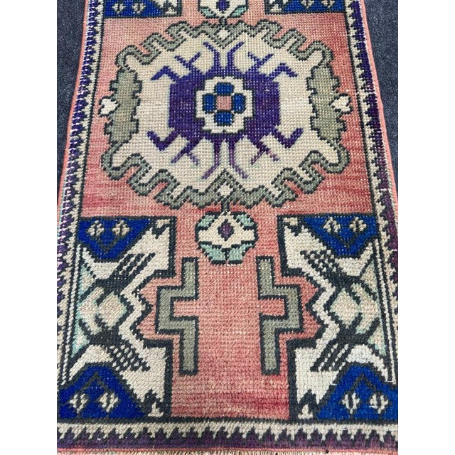 Contemporary Turkish Yastik Rug 1'6" x 2'11" For Sale - Image 3 of 5