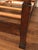 King Size Mahogany Pencil Post Bed by Leighton Hall - Showroom Sample For Sale - Image 10 of 11