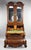 Antique Dutch Marquetry Bureau Bookcase, 1920 For Sale - Image 4 of 14