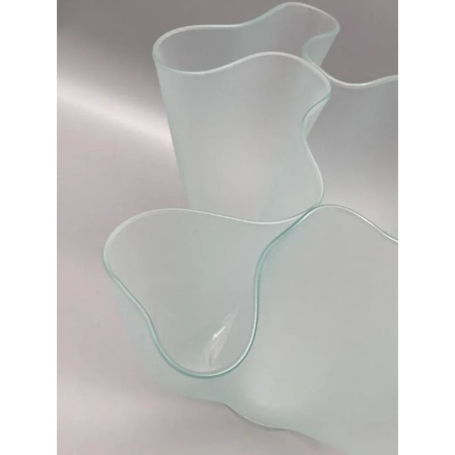 Fontana Arte Mouth-Blown Cartoccio Vase by Pietro Chiesa for Fontana Arte, Italy For Sale - Image 4 of 7