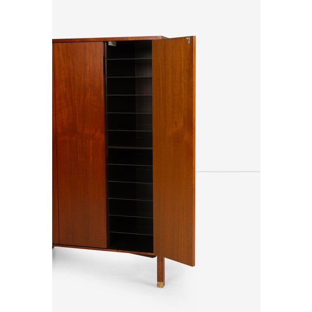 Chestnut Harvey Probber Chest of Drawers / Tall Dresser 1965 For Sale - Image 8 of 12