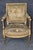 Wood Single 19th Century French Louis XVI Style Giltwood Aubusson Armchair For Sale - Image 7 of 14