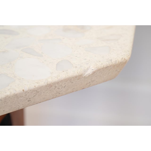 Brown Pair Harvey Probber Terazzo & Walnut Side Tables For Sale - Image 8 of 10
