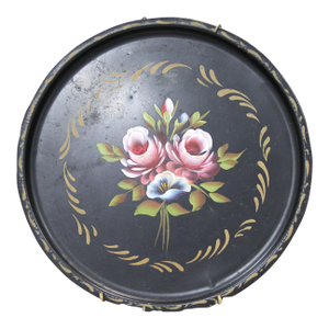 Vintage Toleware Hanging Platter