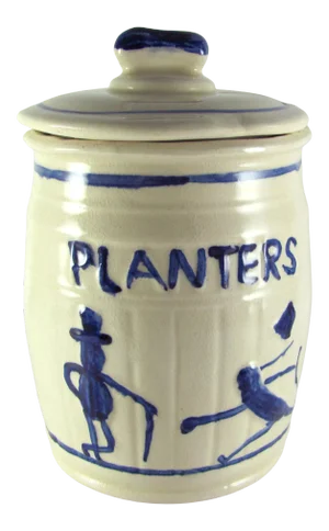 Planters Peanuts Advertising Ceramic Utility Cookie Jar