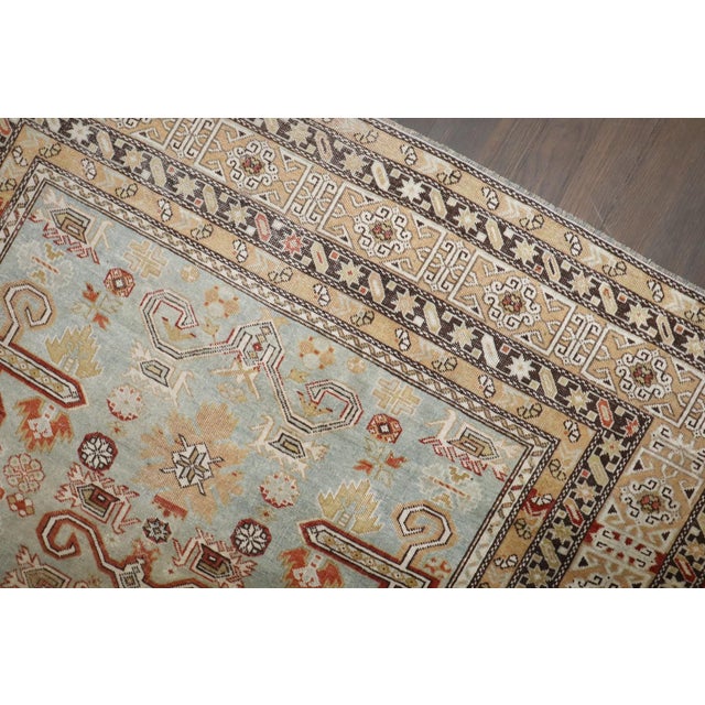 Red Antique Decorative Shirvan Rug - 4' x 6'1" For Sale - Image 8 of 8