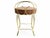 Mid 20th Century Hollywood Regency George Koch Gold and Mauve Vanity Stool Chair For Sale - Image 6 of 14
