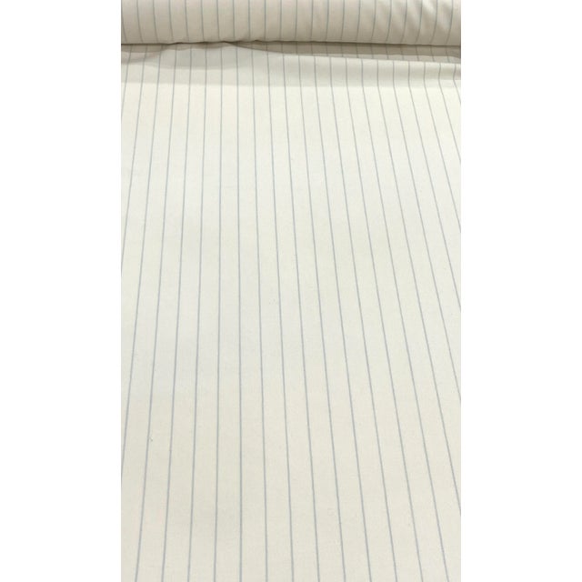 2020s Holland and Sherry Wool Pinstripe "Adair" Fabric - 7 Yards For Sale - Image 5 of 5