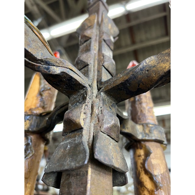 Spanish Revival/Mission Style Hanging Light For Sale - Image 4 of 9