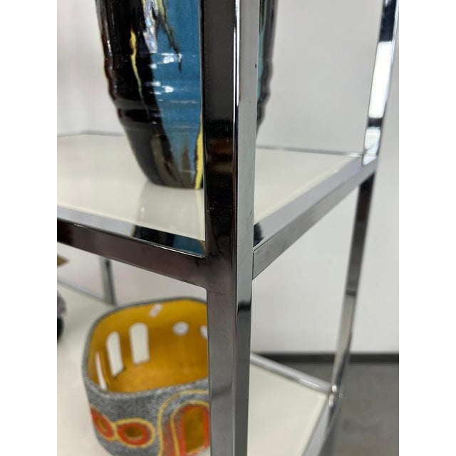 Milo Baughman Mid-Century Modern Etagere in Chrome by Milo Baughman, 1960s For Sale - Image 4 of 13