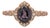 2Ct Purple Spinel Ring in Solid 14k Gold With Earth Mined Diamond Accents, Size 6.75 For Sale