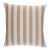 Schumacher Hanson I/O Stripe 22" Pillow In Sand For Sale