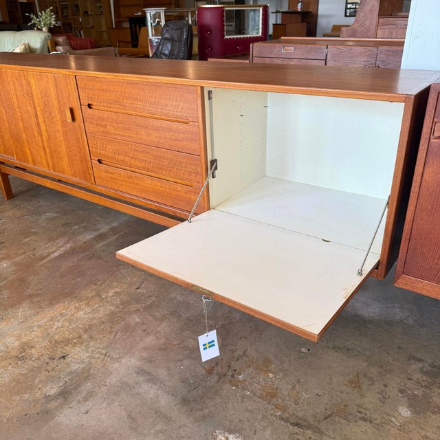 Mid 20th Century Swedish Aril Credenza by Nils Jonsson for Hugo Troeds For Sale - Image 5 of 9