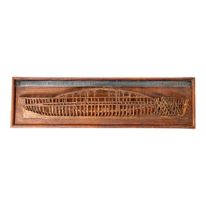 1861 Documented Patent Ship Model – San Francisco Steamship Framing Representation