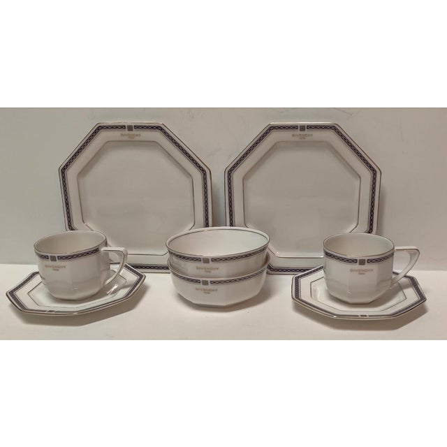 Antique White Late 20th Century Givenchy Dinnerware Set For Sale - Image 8 of 8