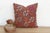 This 18-inch square pillow is a luminous masterpiece of Antique Phulkari craftsmanship, repurposed from a rare 19th-...