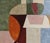 Textile Jeu De Figures, Contemporary Geometric Abstract Oil Painting, Framed by Sophie Dumont For Sale - Image 7 of 9