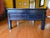 Vintage Chinese Blue Lacquer Coffee Table With Two Drawers For Sale - Image 4 of 9