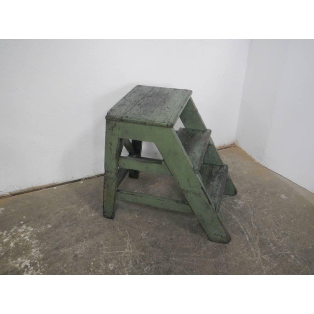 Fir Stool Ladder, 1960s For Sale - Image 9 of 9