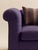Textile The Vintage Deep Plum Linen Down-Filled Loveseat For Sale - Image 7 of 10
