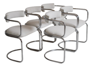 Chairs by Renato Zevi for Roche & Bobois, 1970s, Set of 5