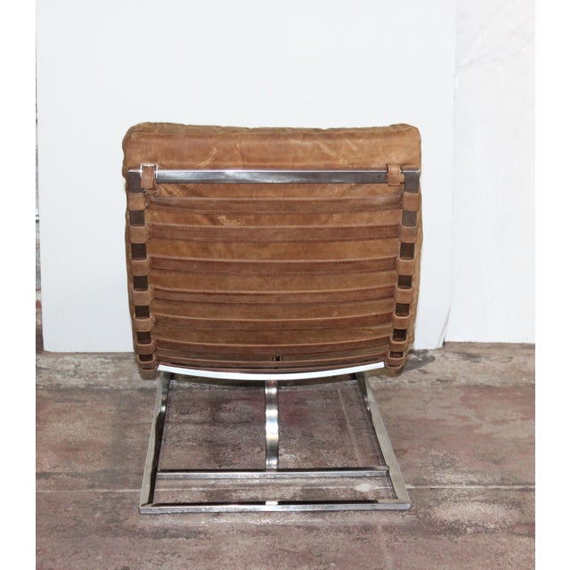 Restoration Hardware Oviedo Leather Chaise Chairish