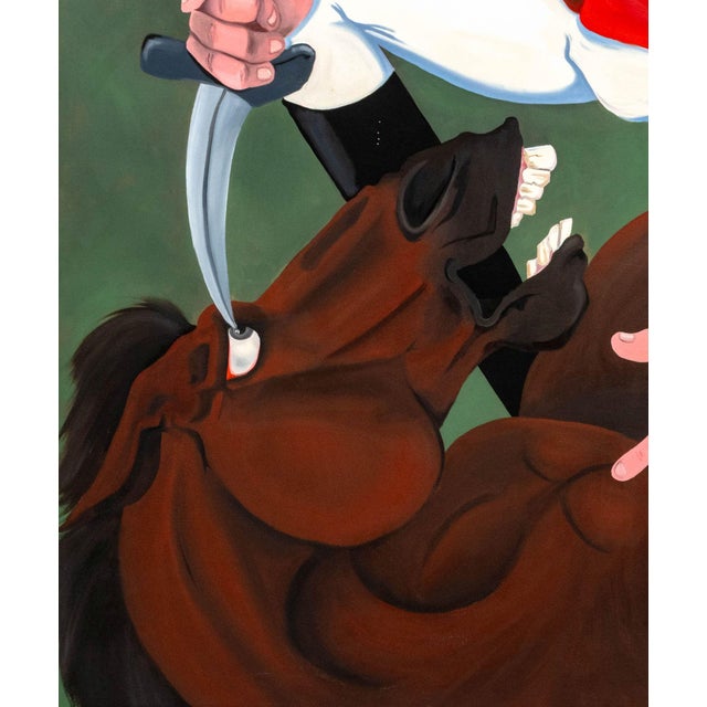 Noa Ironic "Lobotomy" Oil on Canvas, 2021 For Sale - Image 4 of 6