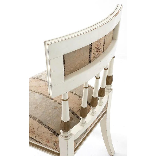 1940s Set 4 Swedish Vintage Dining Chairs For Sale - Image 9 of 12