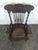 2000 - 2009 American Armchair with Spindles and Cane Seat For Sale - Image 5 of 12