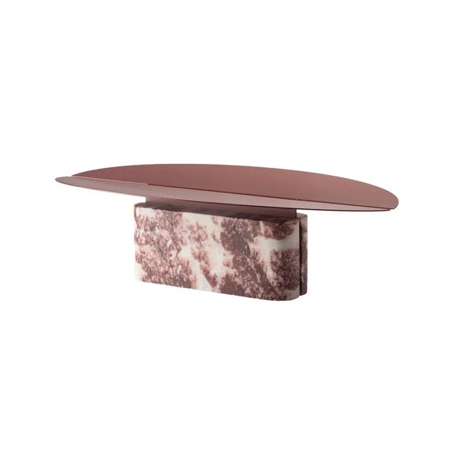 Not Yet Made - Made To Order Marble and Steel Centerpiece by Alessandra Grasso for Kimano For Sale - Image 5 of 5