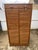 Oak Double Column Roll-Top Filing Cabinet, 1950s For Sale - Image 9 of 18