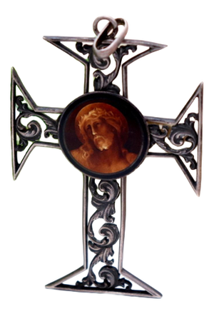 Vintage Silver Crucifix Pendant