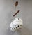 Wood Vintage Czechoslovak Double Pendant Light in Spotted Opaline Glass and Wood, 1960s For Sale - Image 7 of 10