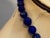 Vintage Lapis Lazuli Single Strand Necklace with Diamond & 18 Karat Yellow Gold For Sale - Image 16 of 18