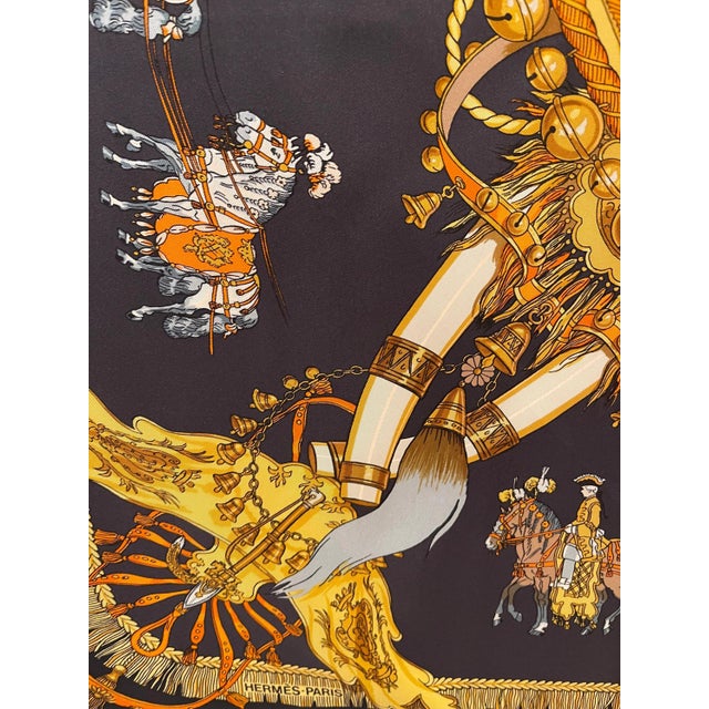 Hermès Foulard En Soie Caparaçons De Ledoux Philippe 1960 For Sale In New York - Image 6 of 7