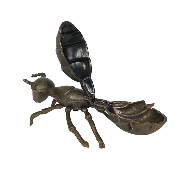 Black Japanese Insects in Copper, Brass and Wood, Set of 9 For Sale - Image 8 of 18