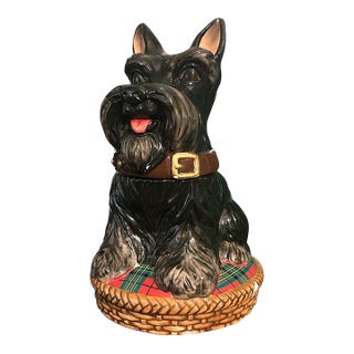 Jeffrey Banks Home David’s Cookies Scottish Terrier Scottie Cookie Jar For Sale