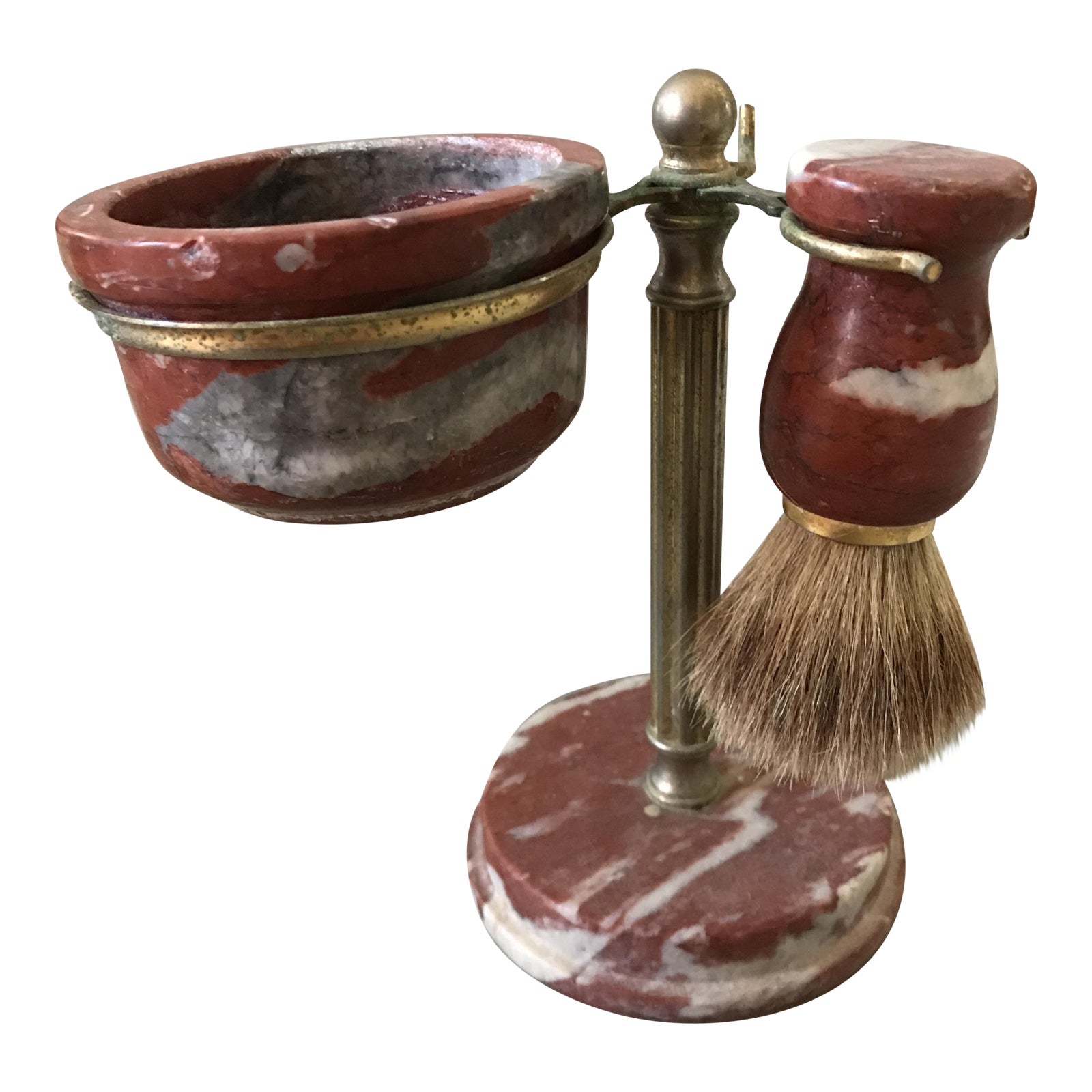 Vintage Marble Shaving Stand Chairish