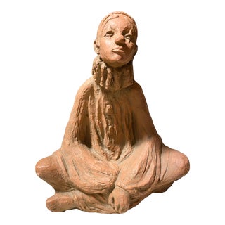 Pierrot Sculpture by Peggy Mach For Sale