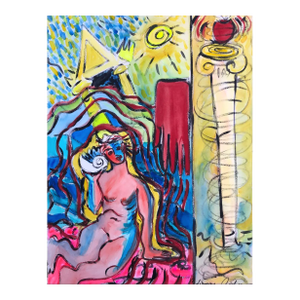1980s Adrienne Anderson Modern Painting