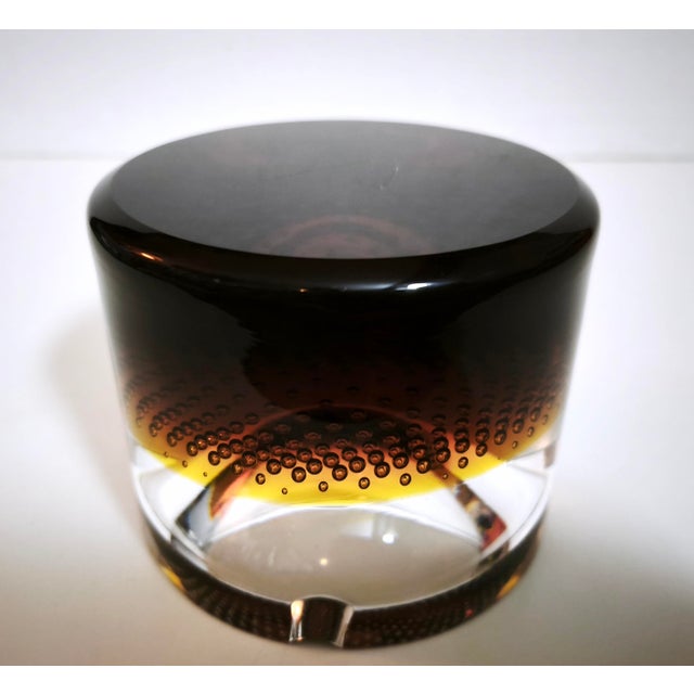 Princ Art Glass Vase and Ashtray Set by Pavel Havelka, Czech, 1990s, Set of 2 For Sale - Image 18 of 18